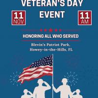 Veteran's Day Notice Veteran's Day Notice