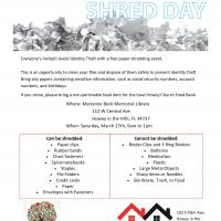 Community Shred Day