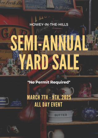 Town Yard Sale Notice