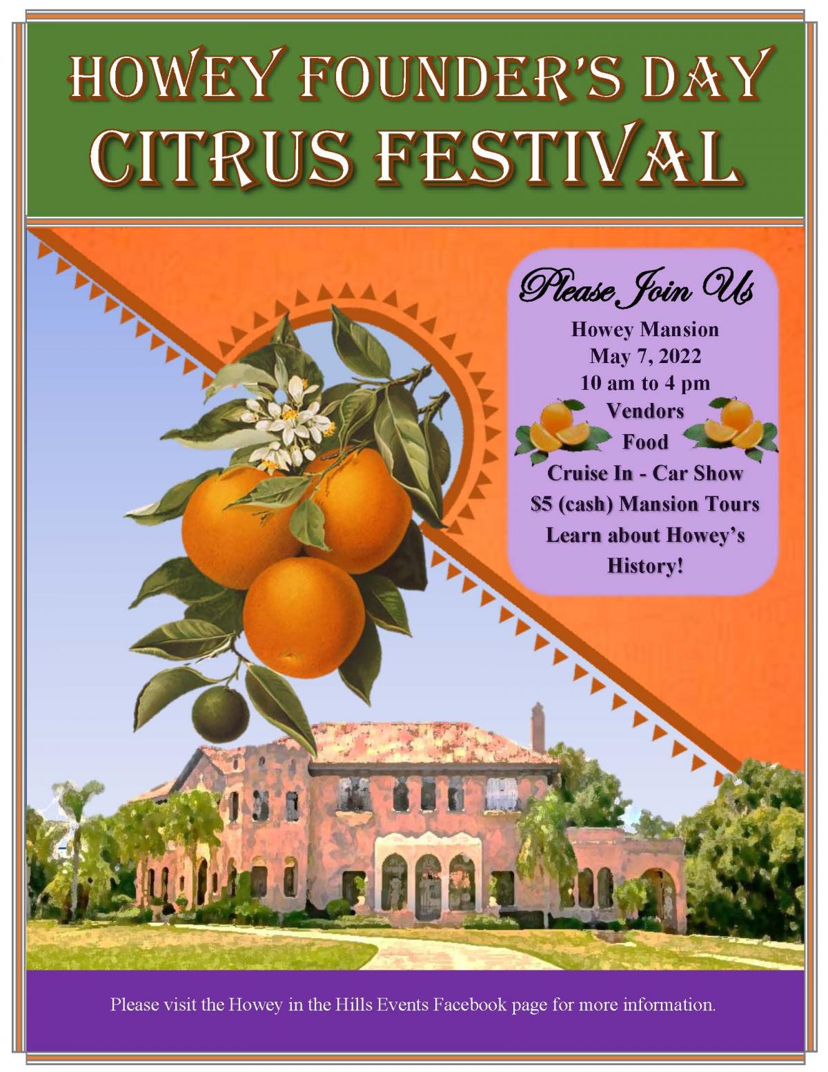 Howey Founder's Day Citrus Festival 2022 HoweyintheHills, Florida