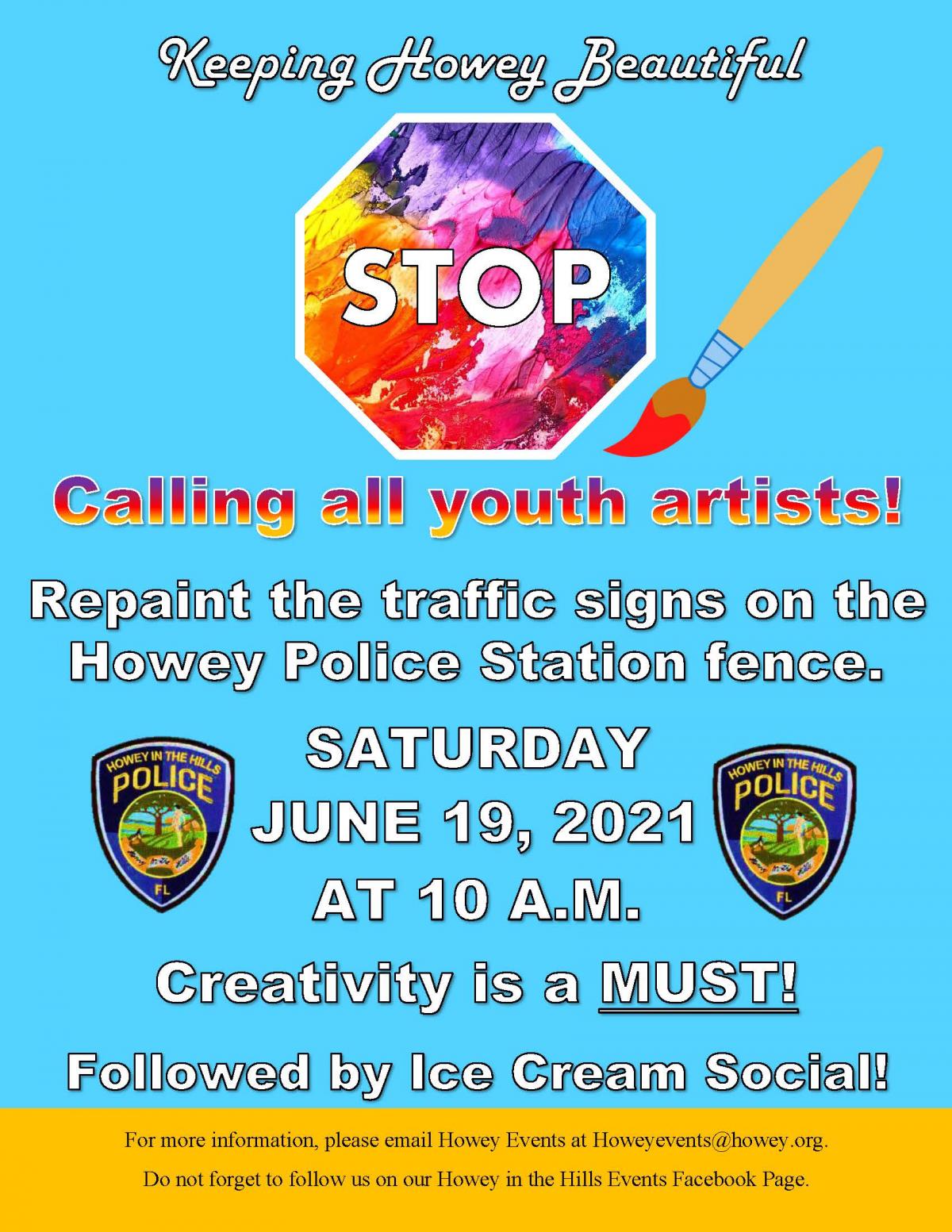 Repaint the Traffic Signs Event  June 19th 2021