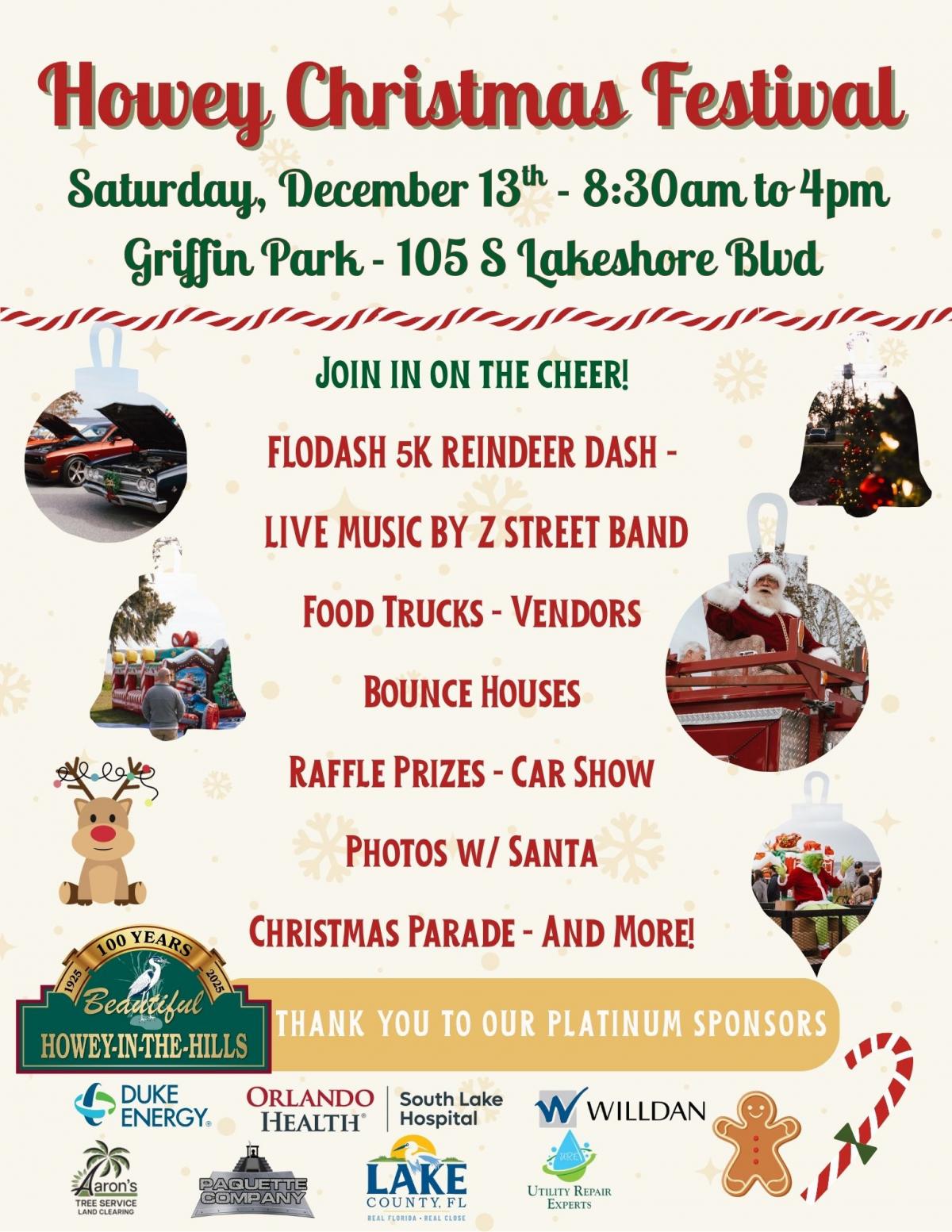 Howey Christmas Festival Flyer