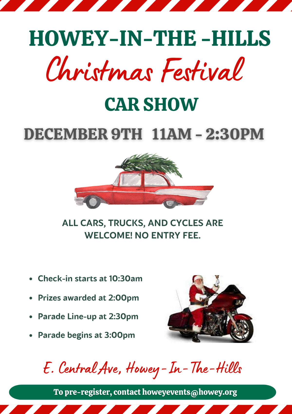 Howey Christmas Festival 2023 Car Show