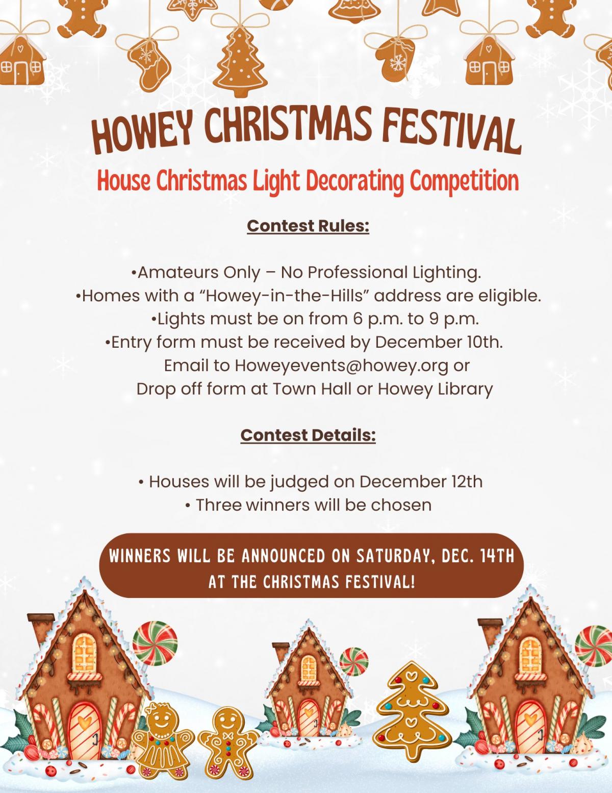 2024 Christmas Lighting Contest Announcement