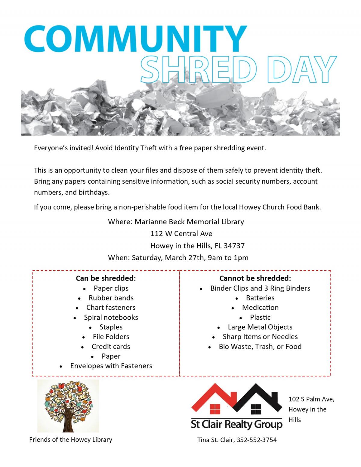 Community Shred Day