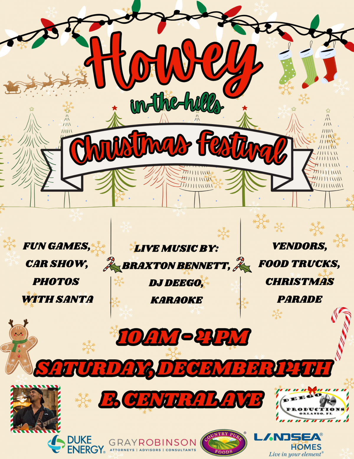 Christmas Festival Flyer 2024