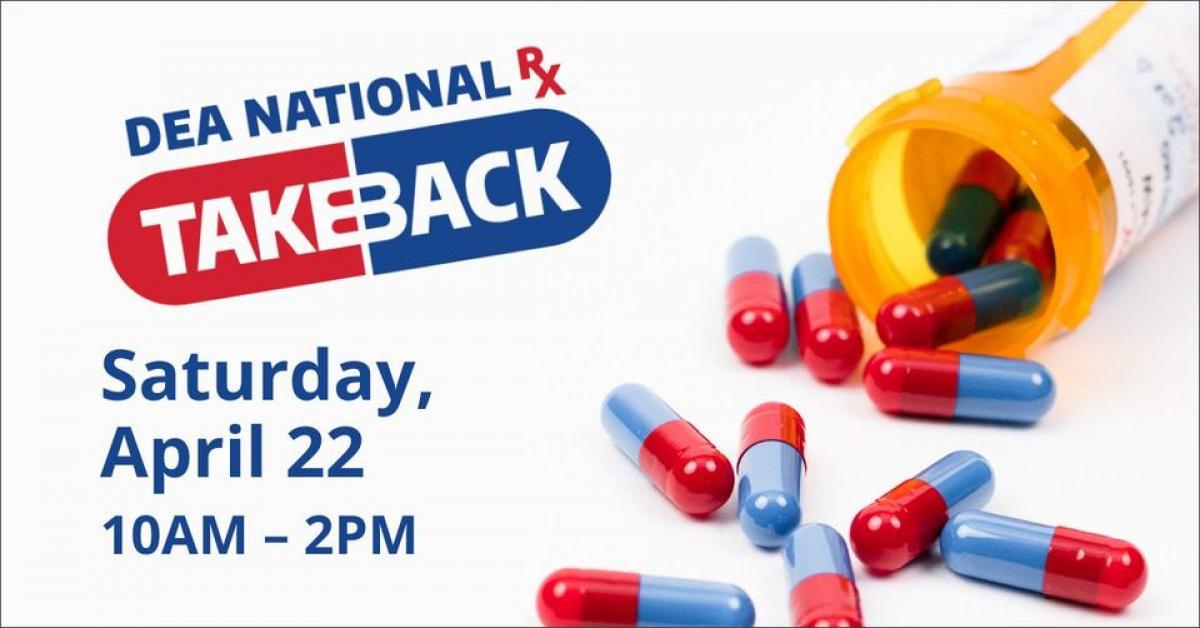 DEA Drug Take Back Day Announcement