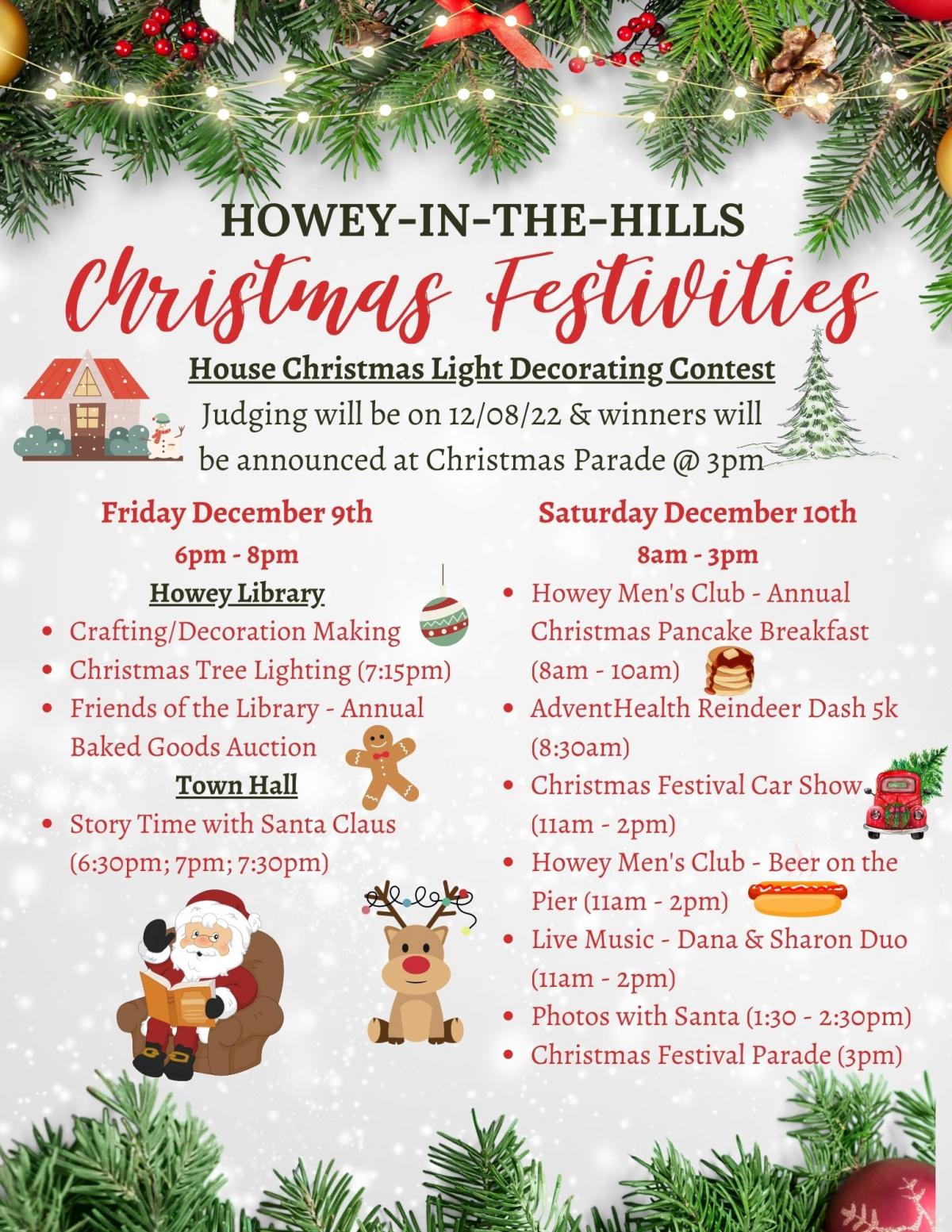 2022 Howey Christmas Festival Announcement